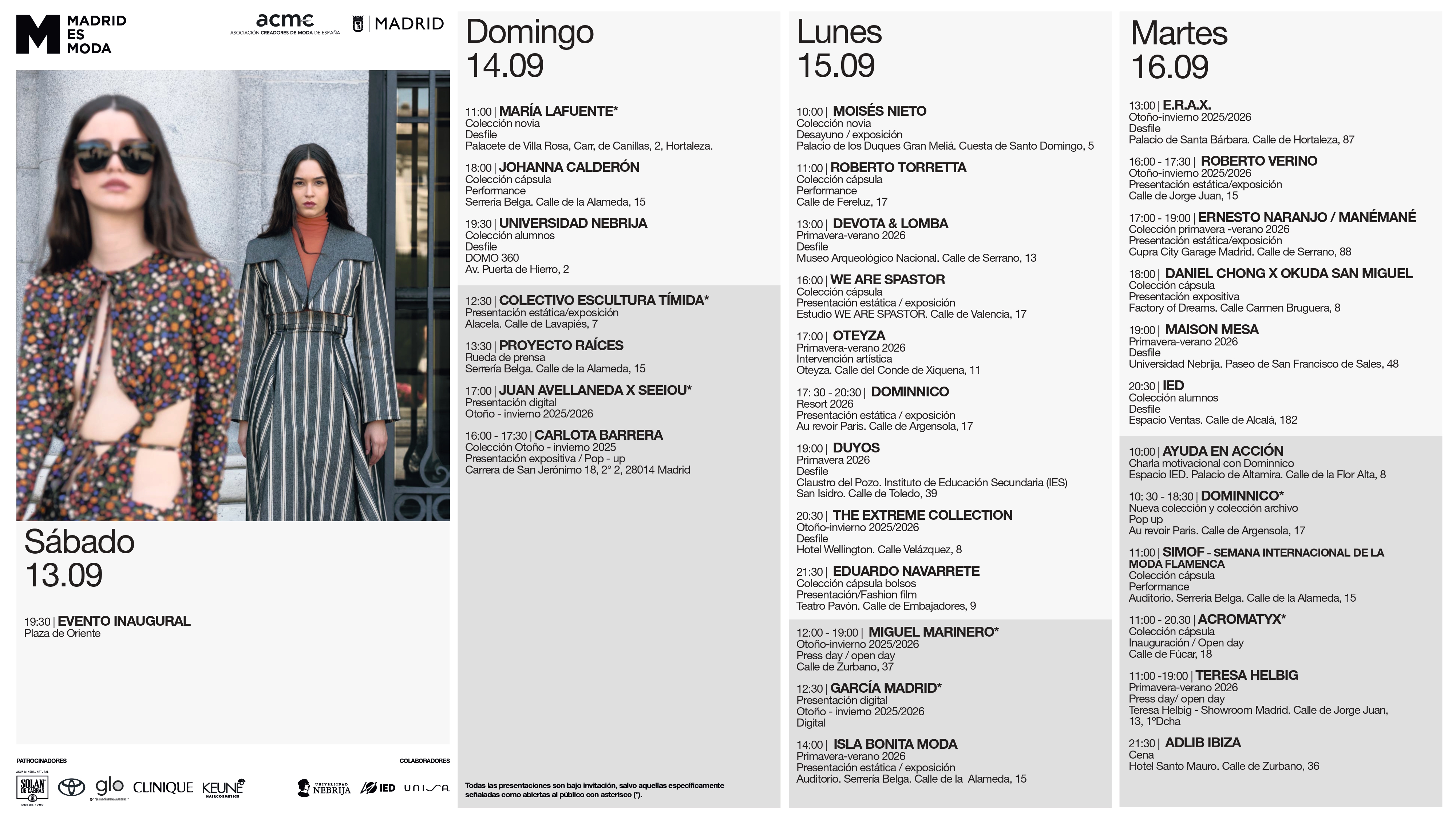 Noticias Pasarela Española